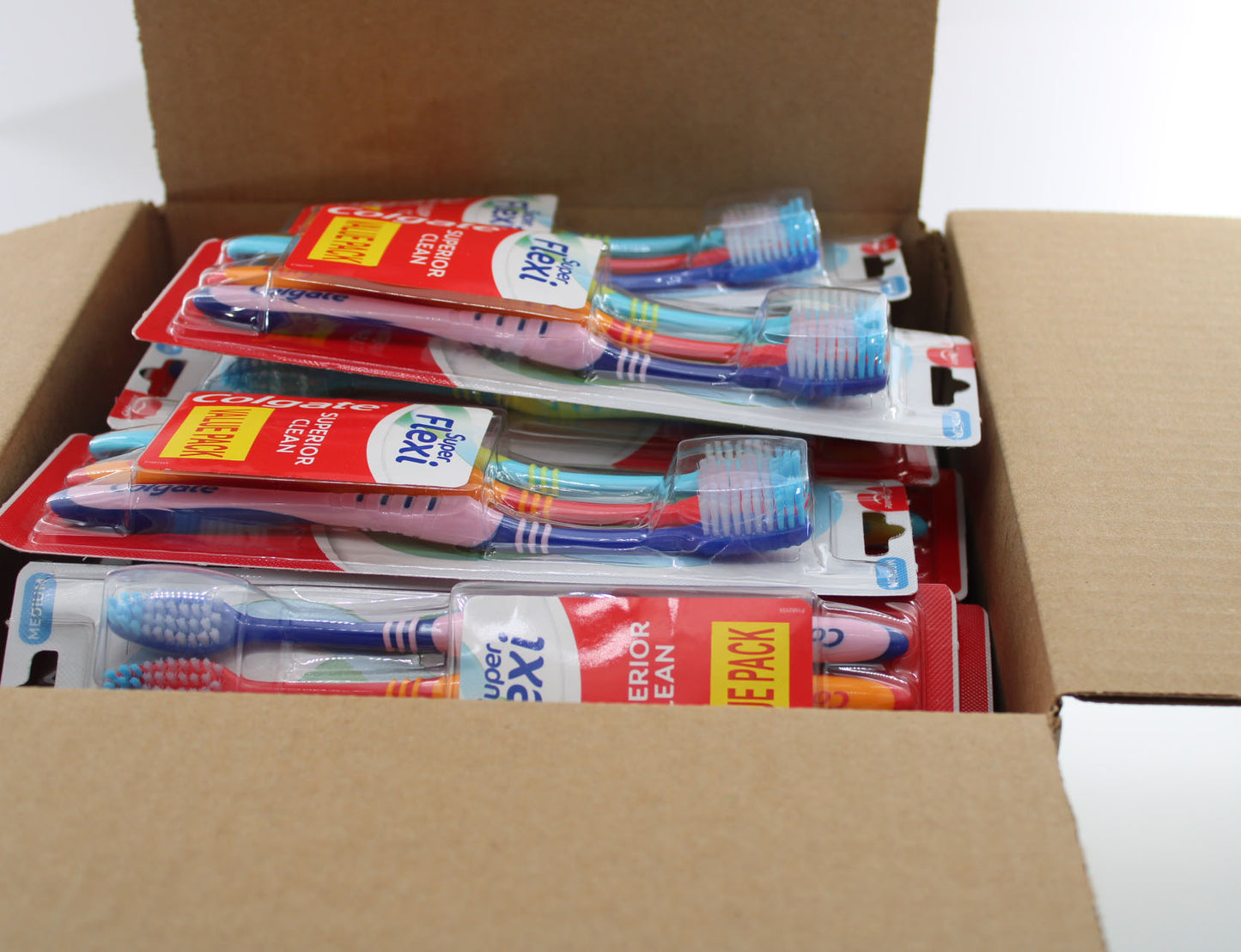 Colgate Toothbrush Super Flexi Medium Bristles 10 pcs