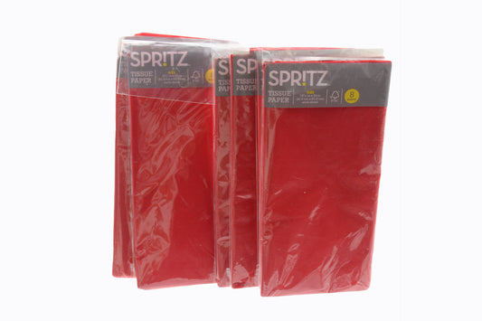 6 pcs Red Pegged Tissue