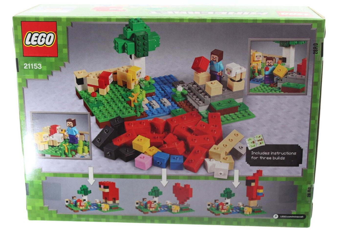 LEGO Minecraft The Wool Farm 21153 Building Kit (260 Pieces)